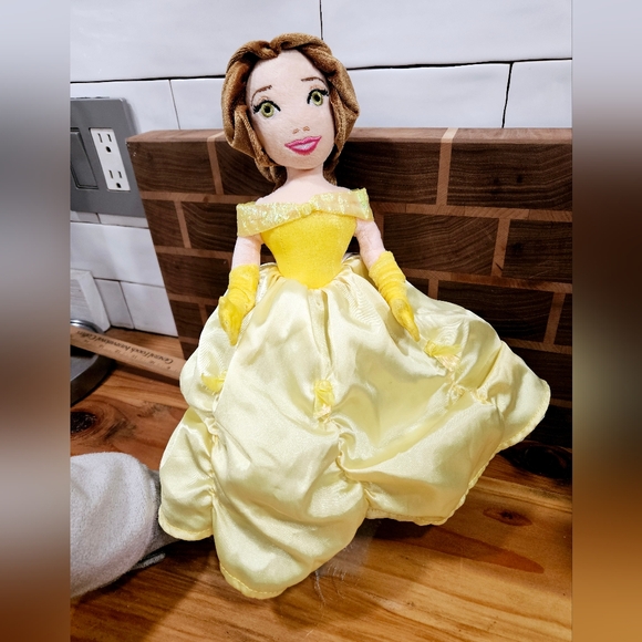 Disney Parks Cinderella & Belle Beauty and the Beast Flip Flip Doll Plush - Picture 3 of 6